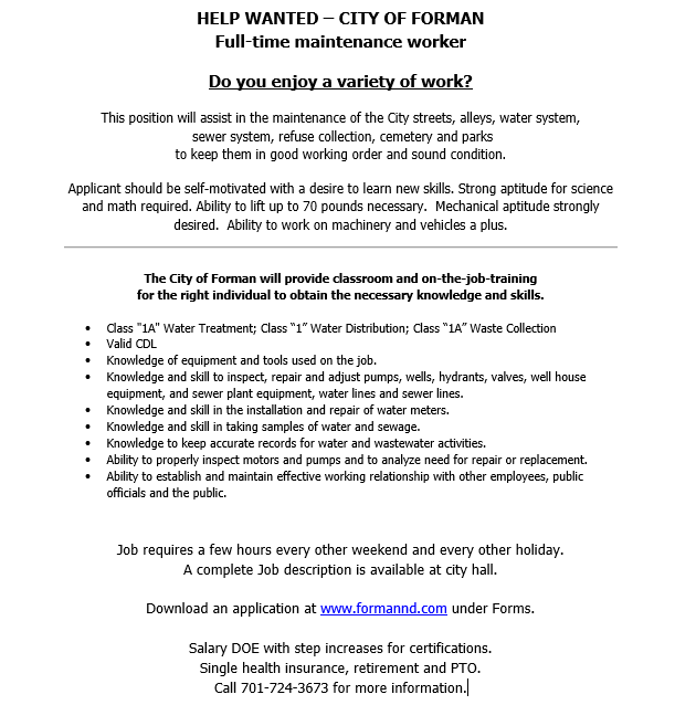 City Employment